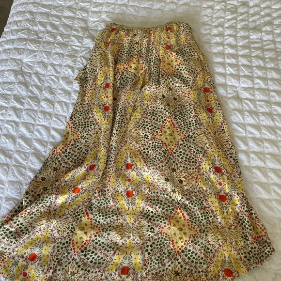 Ba&sh jupe hall floral satin asymmetrical midi skirt - Picture 9 of 12